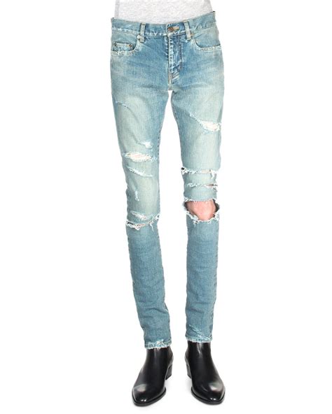 yves saint laurent jeans mens|Saint Laurent men's jeans.